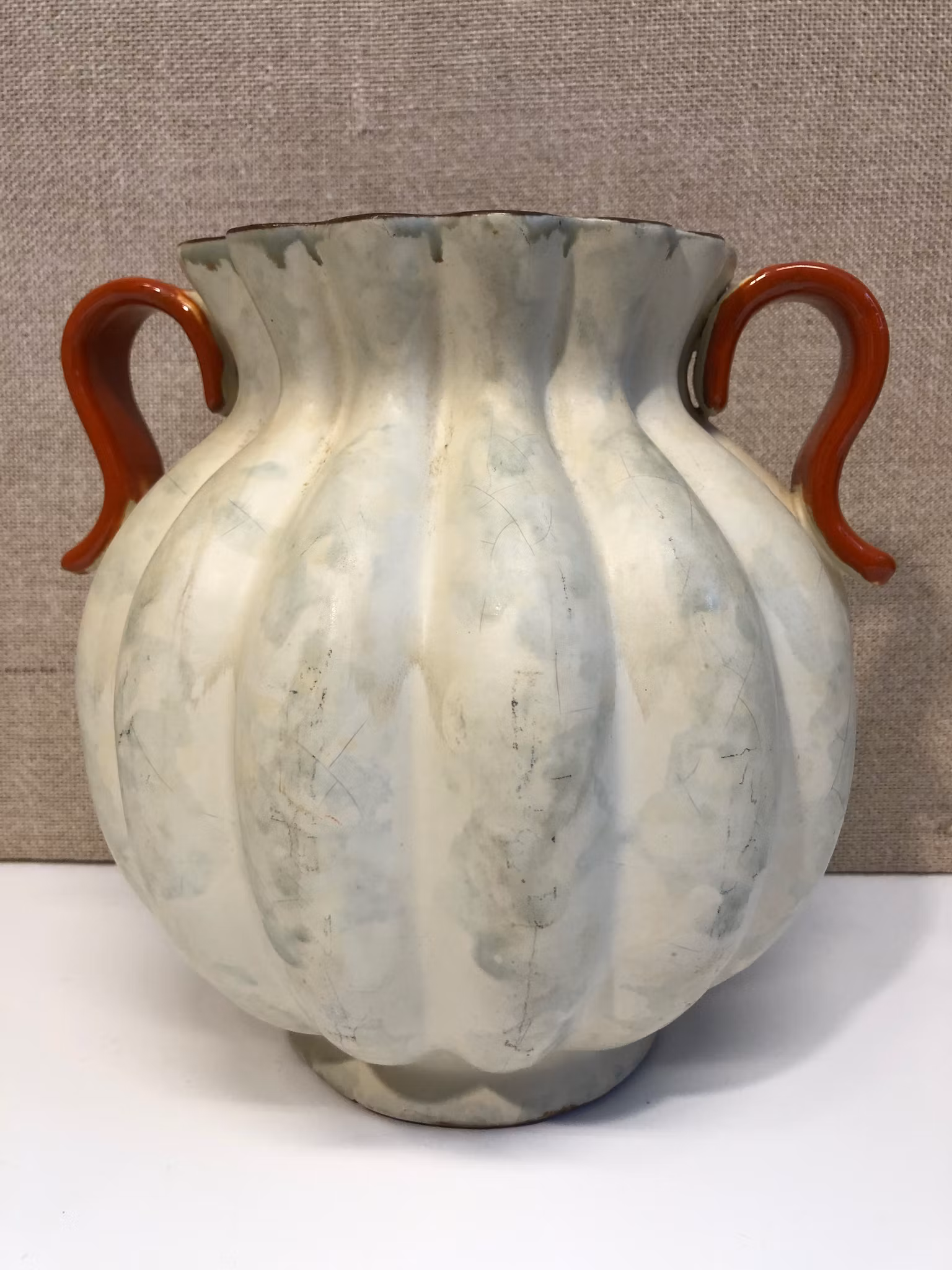 ANNA-LISA THOMSON, hänkelvas keramik, Ekeby, 1930/40-tal.