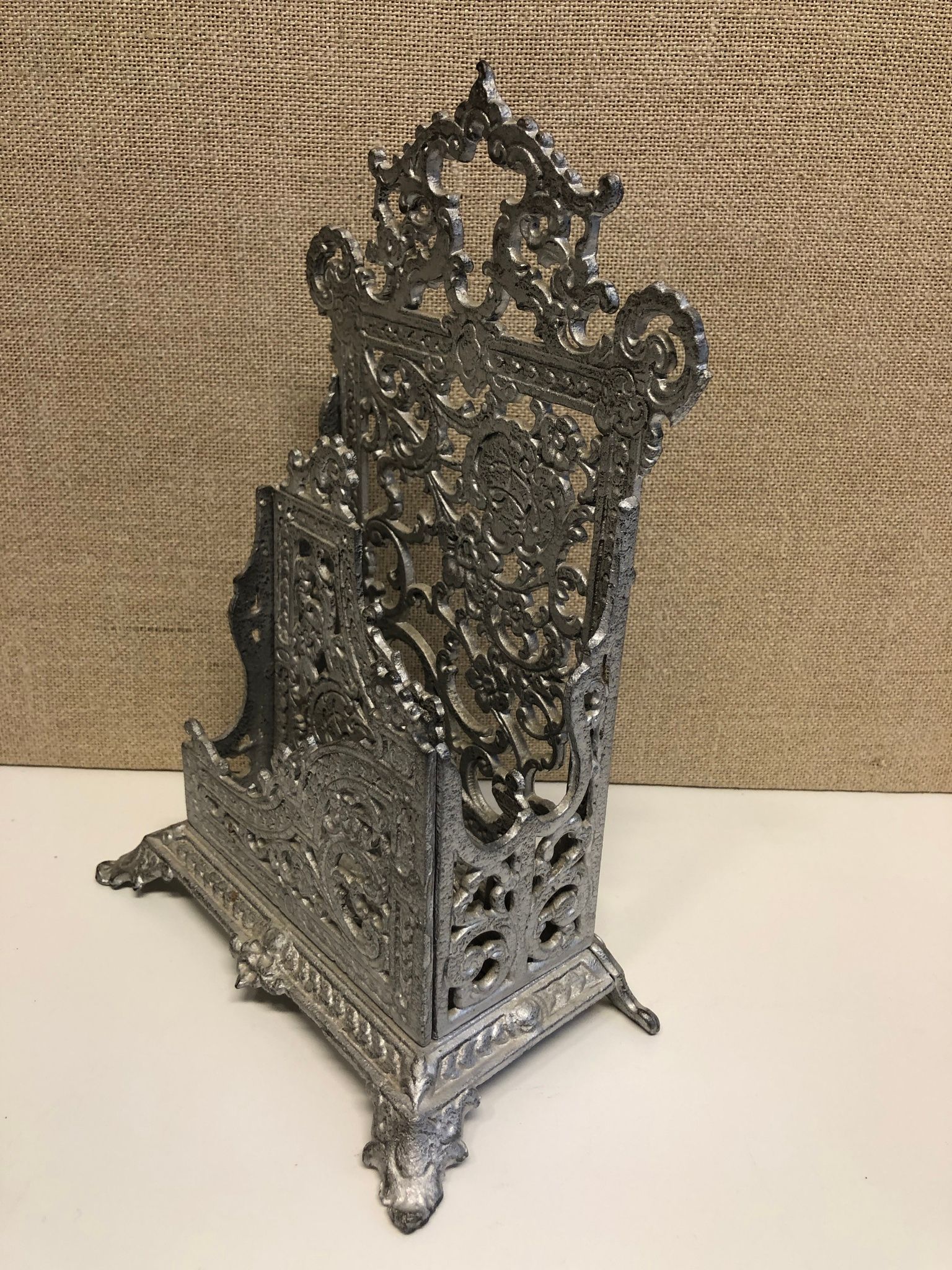 BREVSTÄLL, servettställ, gjutjärn, 1900-tal.