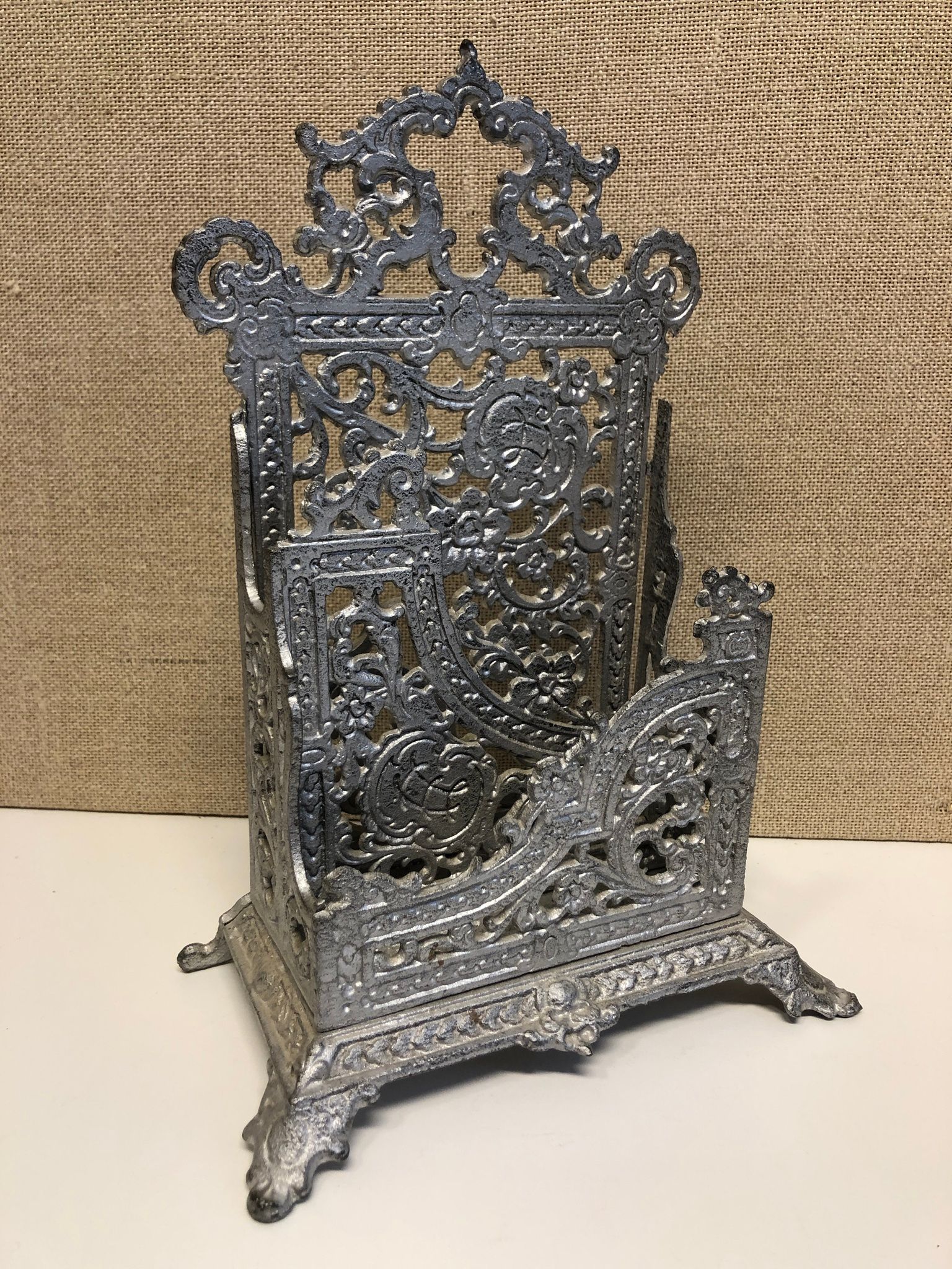 BREVSTÄLL, servettställ, gjutjärn, 1900-tal.