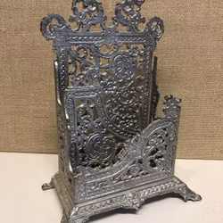 LETTER STAND, cast iron, 1900s.