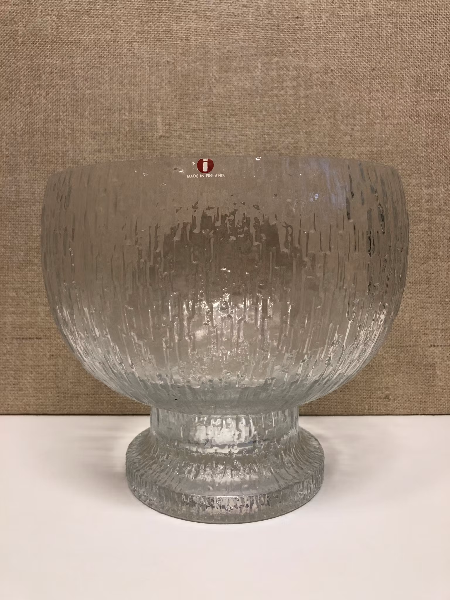 TIMO SARPANEVA. Skål, glas, " Kekkerit", Iittala.