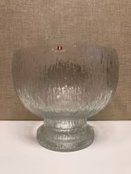 TIMO SARPANEVA. Bowl, glass, "Kekkerit", Iittala.