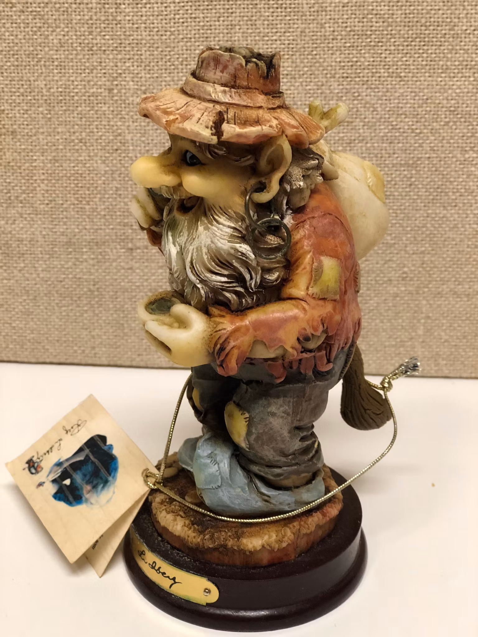 SKULPTUR, konstmassa, "Luffaren" ,  Rolf Lidberg, RBA Olofström.
