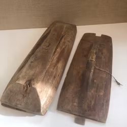 SLAFAT, wood, peasant, dated 1843.