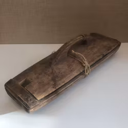 SLAFAT, wood, peasant, dated 1843.