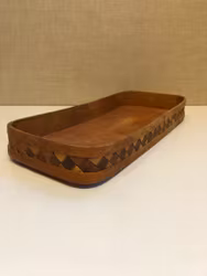 TRAY/BREAD DISH, birch, 1983.