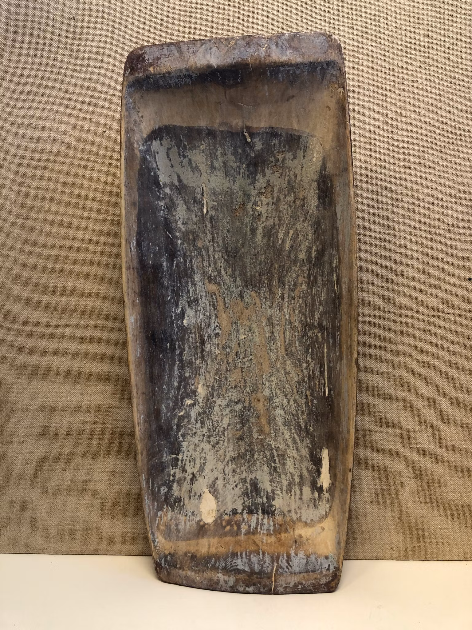 TRÅG, bemålat, trä, 1800-tal.