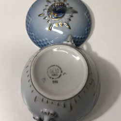 SOCKERSKÅL, porslin, "Måsen", Fanny Garde, Bing & Gröndahl, Danmark.