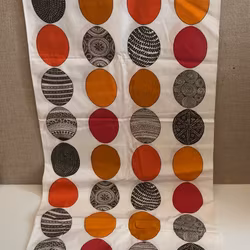 ERNA GISLEV, gardiner 2 längder, "glad påsk", 1964