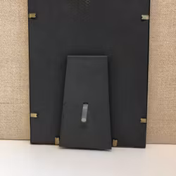 PHOTO FRAME, metal/glass, 1960s.