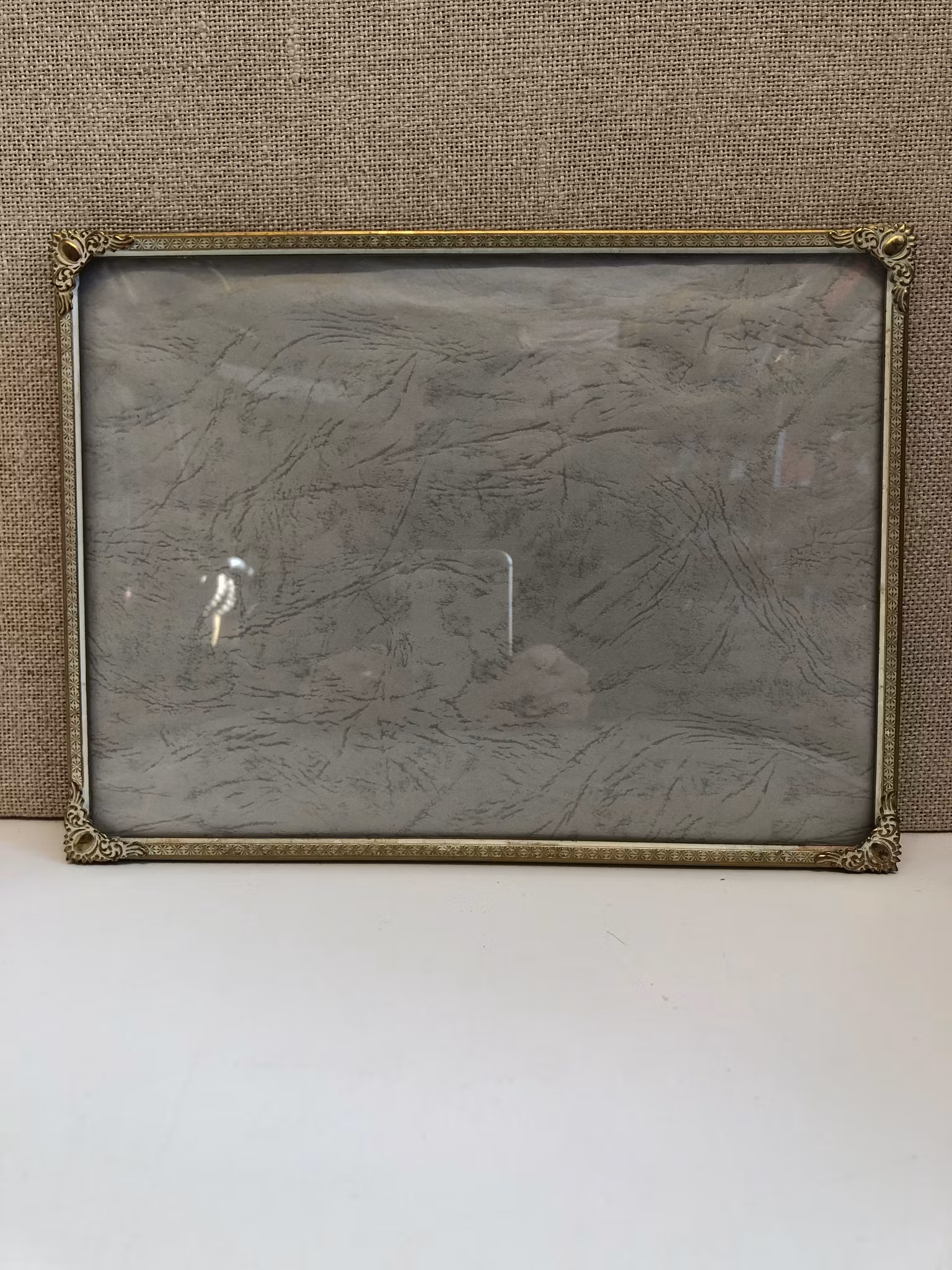 FOTOGRAFIRAM, metall/glas, 1960-tal.