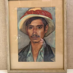 NILS DARDEL. Print, young Mexican.