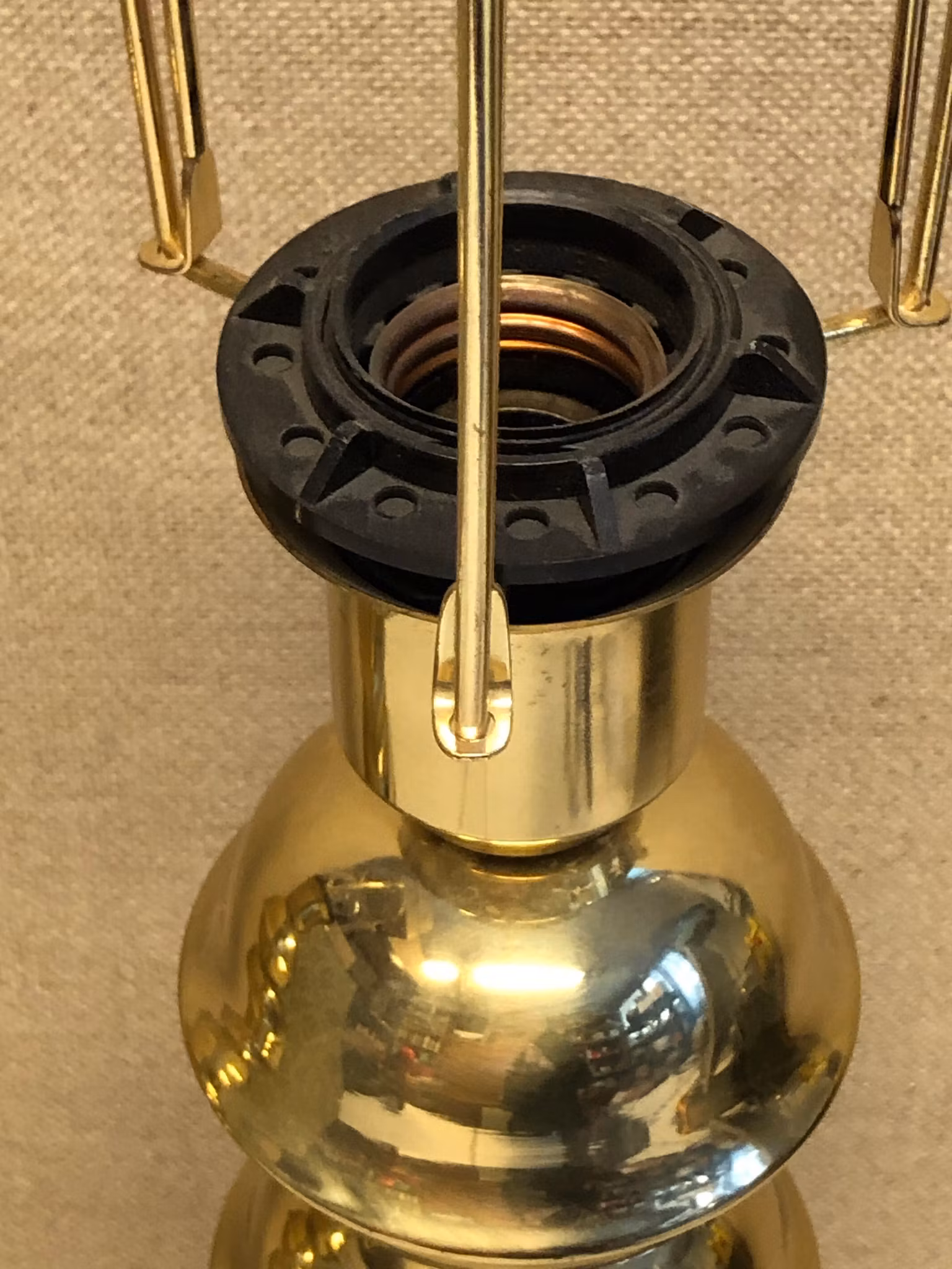 BORDSLAMPOR, ett par, modell SM-27, Kosta El-armatur, 1900-talets andra hälft.