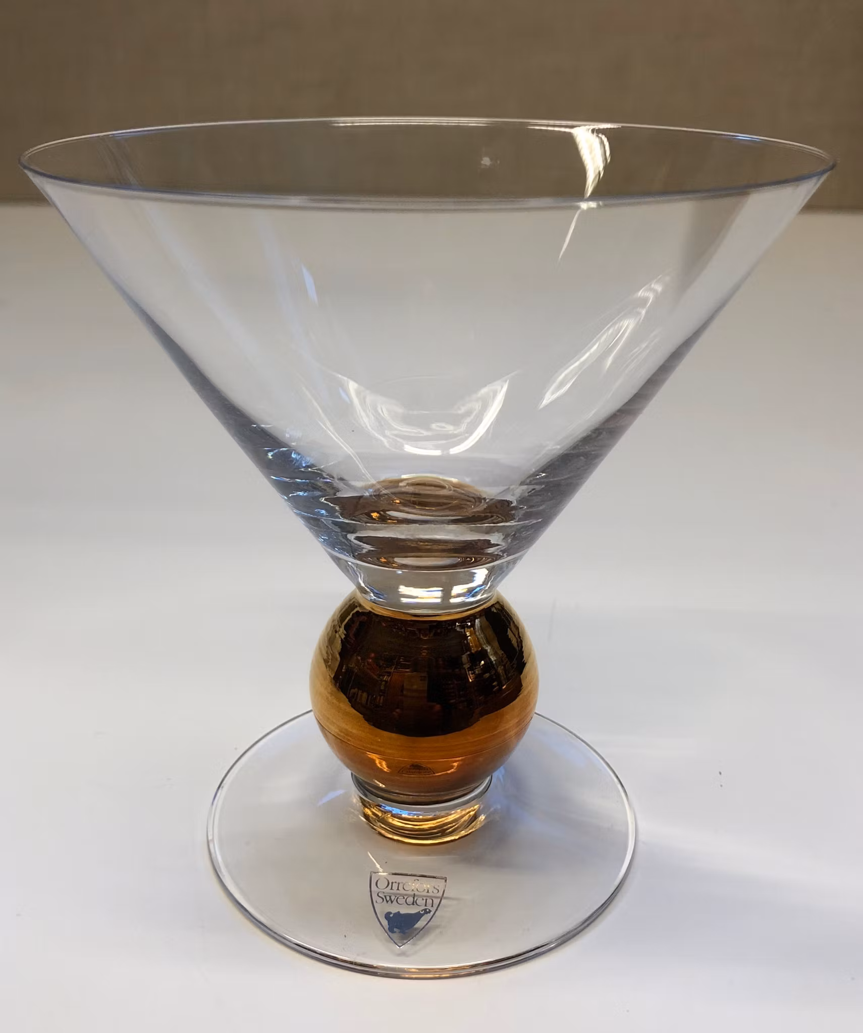 GUNNAR CYREN, Martini/Champagneglas, " Nobel", Orrefors.