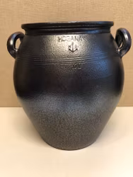HÖGANÖSKRUKA, keramik, 15 liter, 1900-talets första hälft.