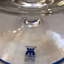 C0GNACSKUPA, glas, Magnor Glassverk AS, Norge.