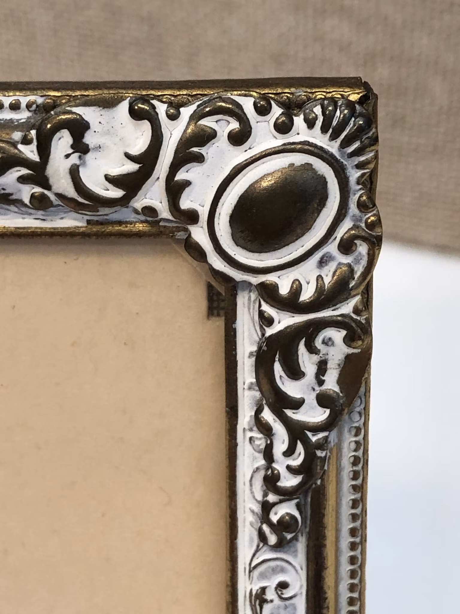 PHOTO FRAME, metal/glass, 1960s.