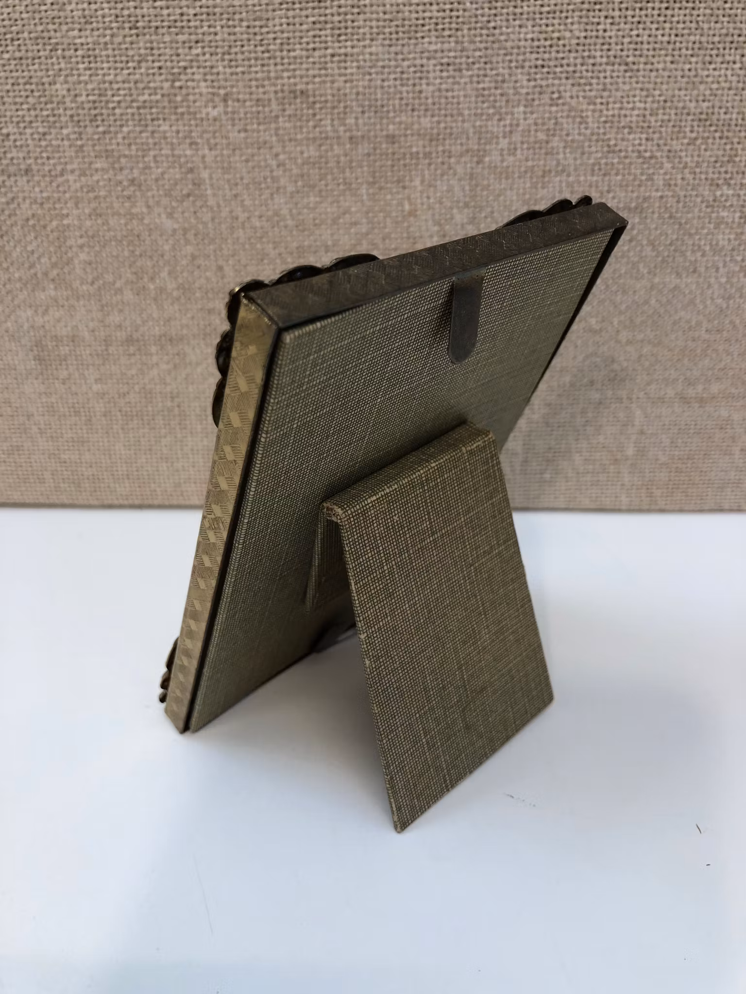PHOTO FRAME, metal/glass, 1960s.