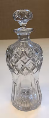 CARAFF, crystal, first half of the 20th century.