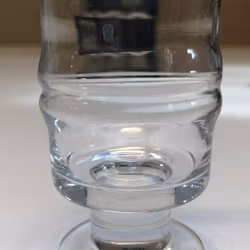 TIMO ASARPANEVA. Schnapps glass 6 pcs. "Drop ring", Pisaranrengas, Iitala, Finland.