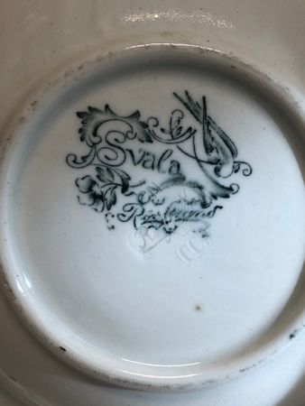 BOWL, porcelain, "Swalan", Rörstrand, first half of the 20th century.