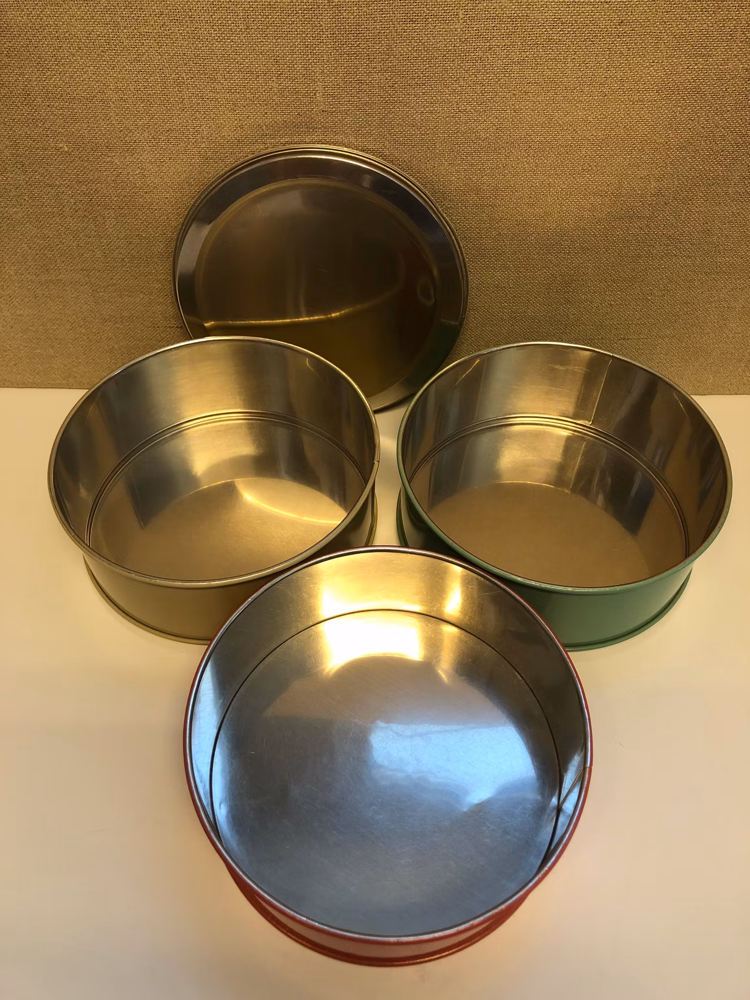 KAKBURKAR, "Triett" 3 delar, plåt, 1950/60-tal.