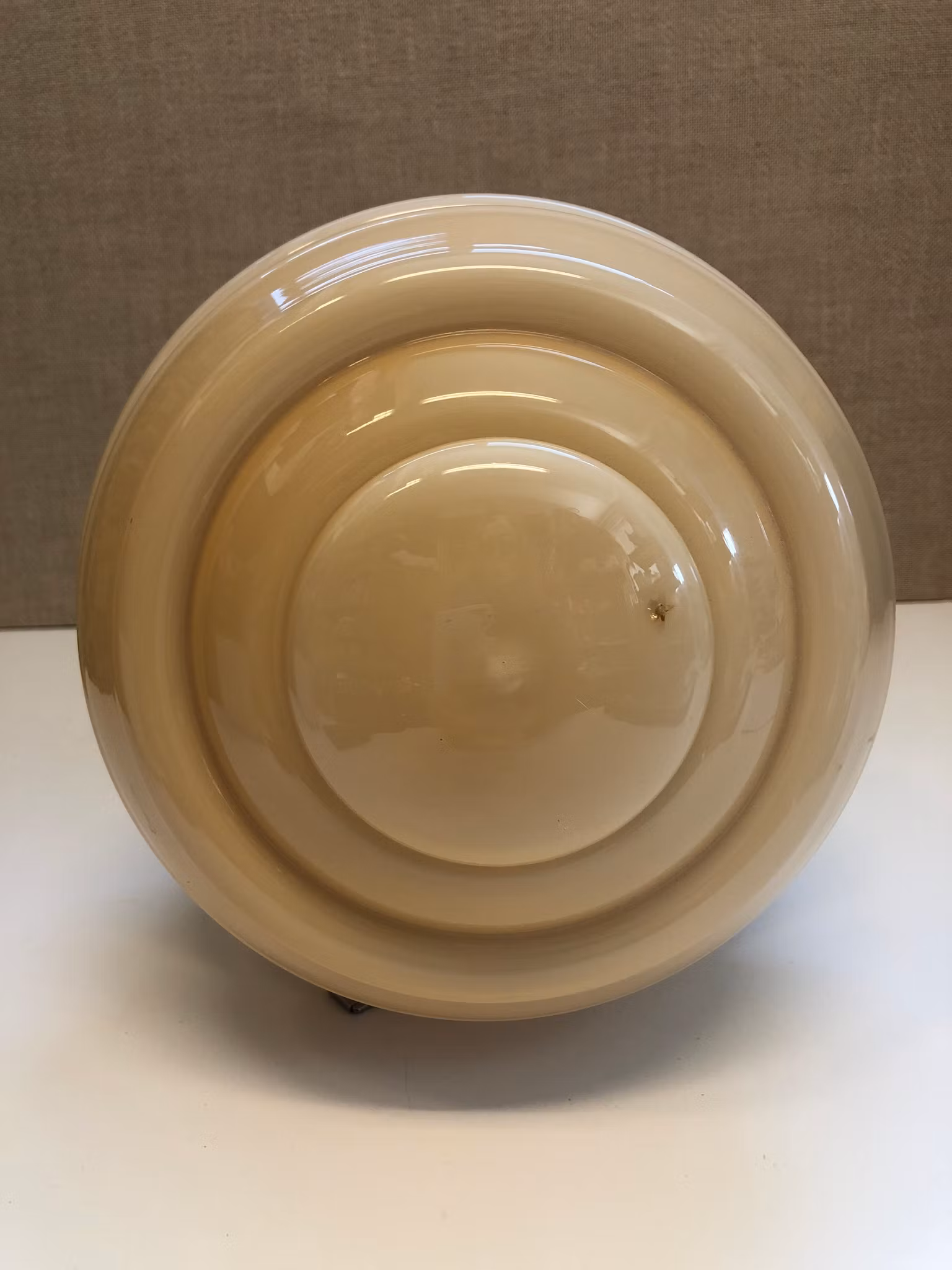 TAKLAMPA, metall/glas, Art Deco, 1920/30-tal.