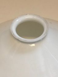 LAMPKUPA, glas, "Skomakarlampa, 1900-talets första hälft.