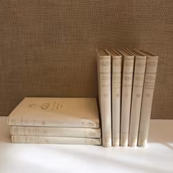 BOKBAND, 8 st. Svenska Litteraturens Pärlor, Åhlen & Holms boktryckeri, 1928.