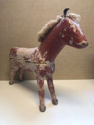 HORSE, wood, early 20th century.