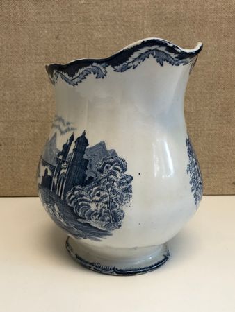 SERVING SERVANT, porcelain, "Bengali blue", Rörstrand.