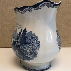 SERVING SERVANT, porcelain, "Bengali blue", Rörstrand.
