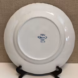 MATTALLRIK, porslin, "Bengali blå", Rörstrand.