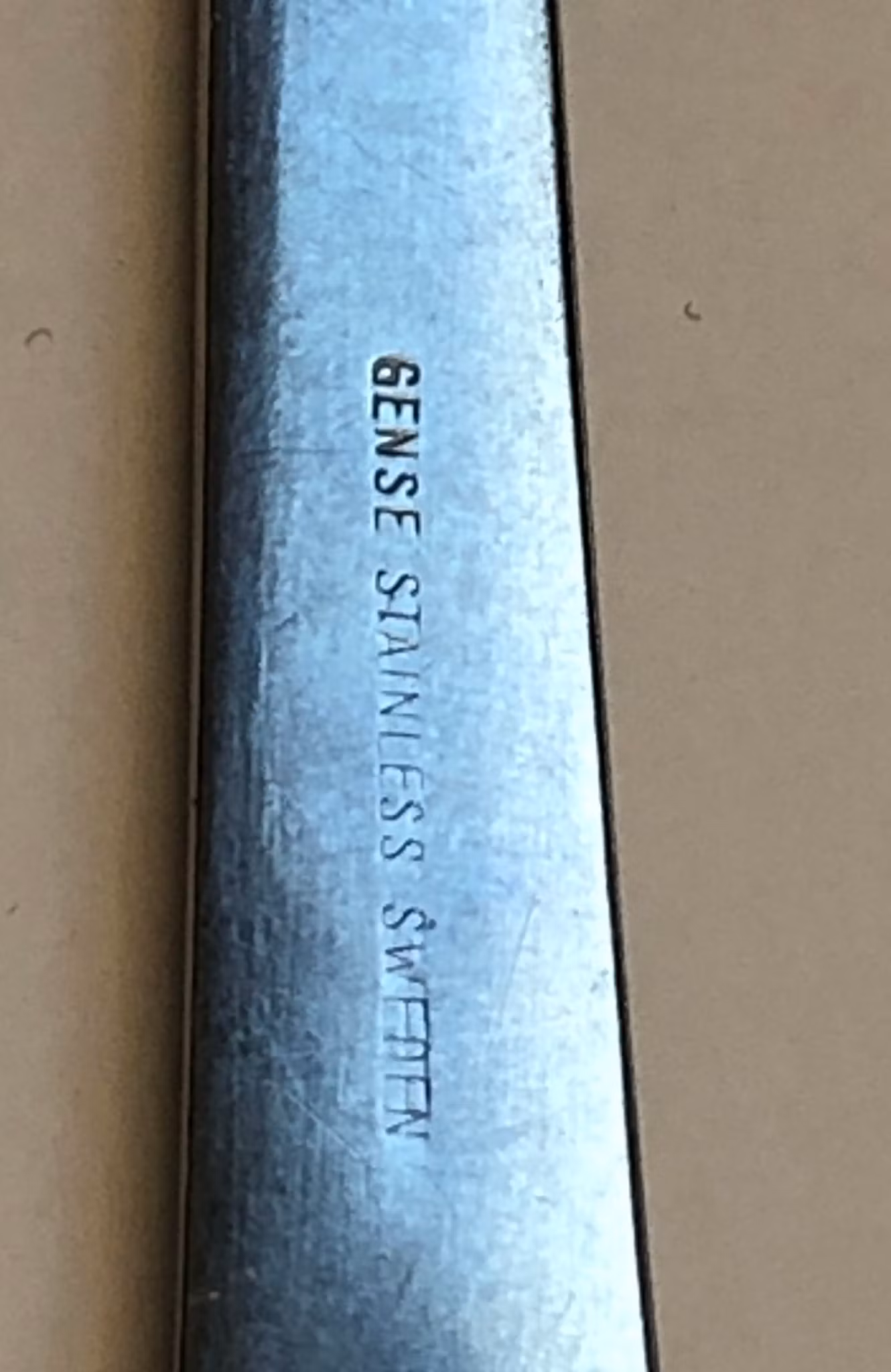 FOLKE AHRSTRÖM. Matgaffel, rostfritt stål, " Thebe", Gense, Sweden.