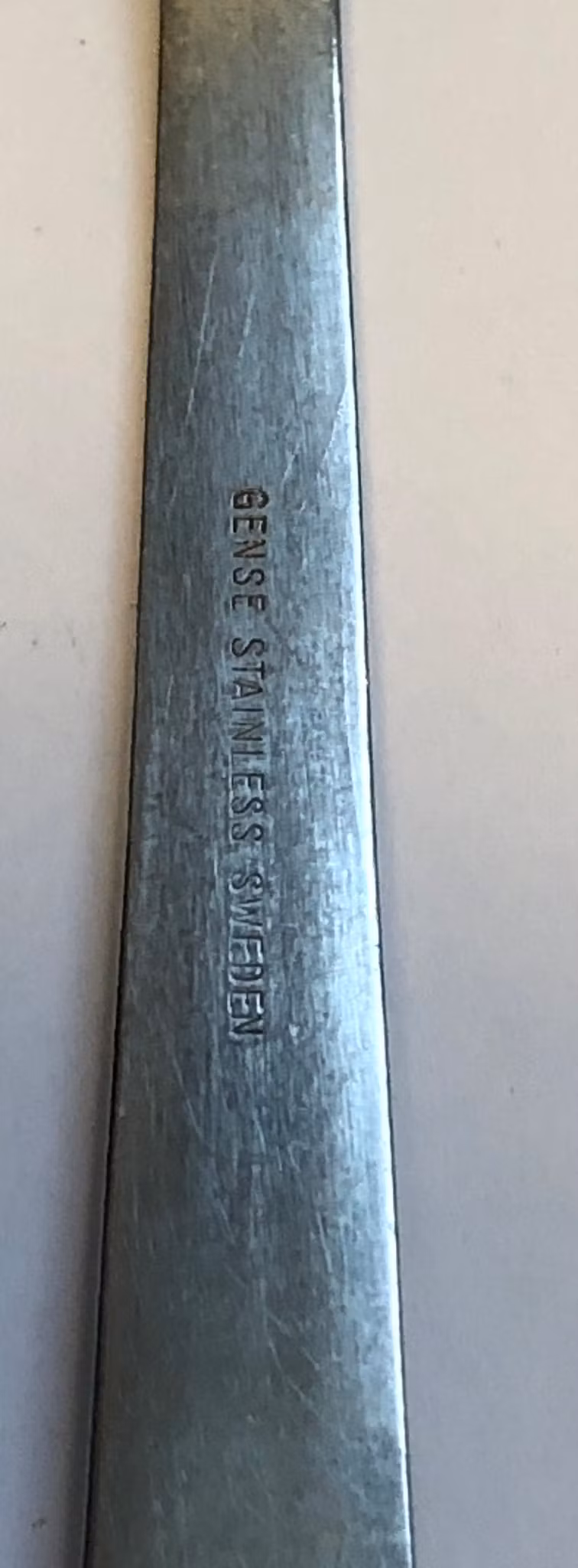 FOLKE AHRSTRÖM. Tesked, rostfritt stål, " Thebe", Gense, Sweden.