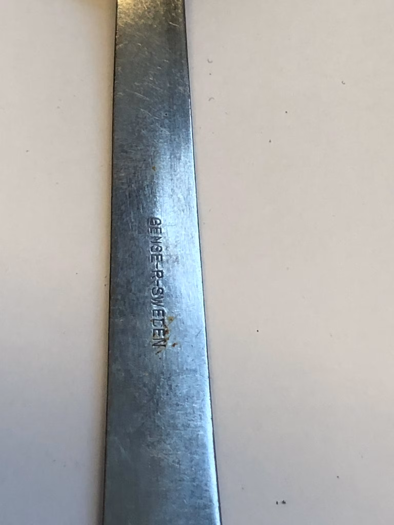 FOLKE AHRSTRÖM. Matsked, rostfritt stål, " Thebe", Gense, Sweden.