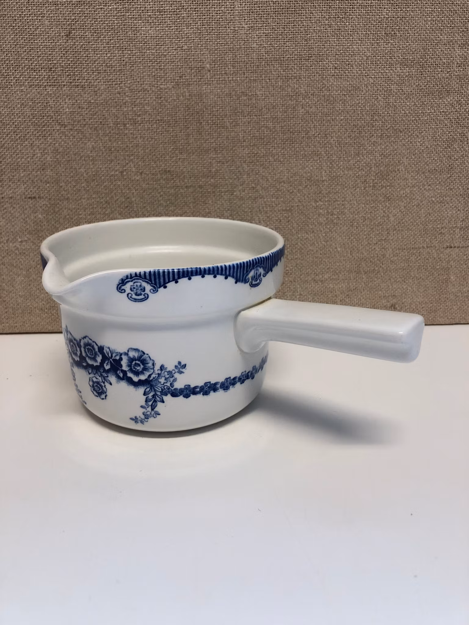 SÅSSKÅL, flintgods, "Ulrika blå", Rörstrand.