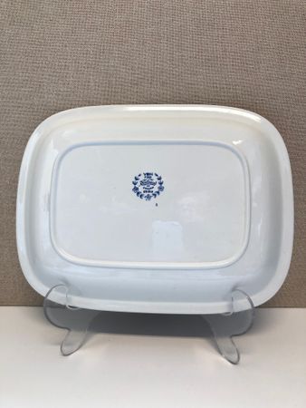 DISPLAY DISH, flintware, "Ulrika blue", Rörstrand.