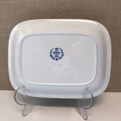DISPLAY DISH, flintware, "Ulrika blue", Rörstrand.