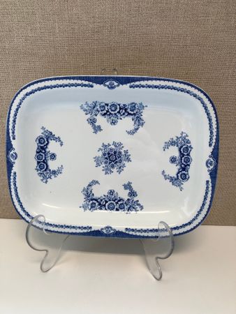 DISPLAY DISH, flintware, "Ulrika blue", Rörstrand.