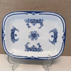 DISPLAY DISH, flintware, "Ulrika blue", Rörstrand.
