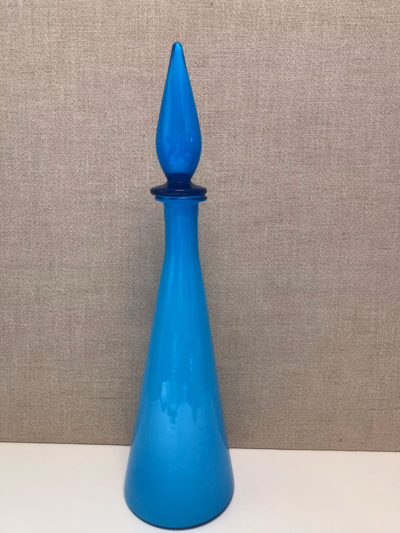 KARAFF, glas, troligen Empoli, Italien, 1900-talets mitt.