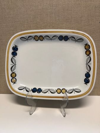 PLATTER, porcelain, "Tuva", Rörstrand.