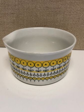 BERIT TERNELL. Bowl, porcelain, "Furuvik", Gefle/Uppsala Ekeby.