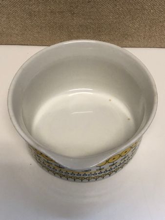 BERIT TERNELL. Bowl, porcelain, "Furuvik", Gefle/Uppsala Ekeby.