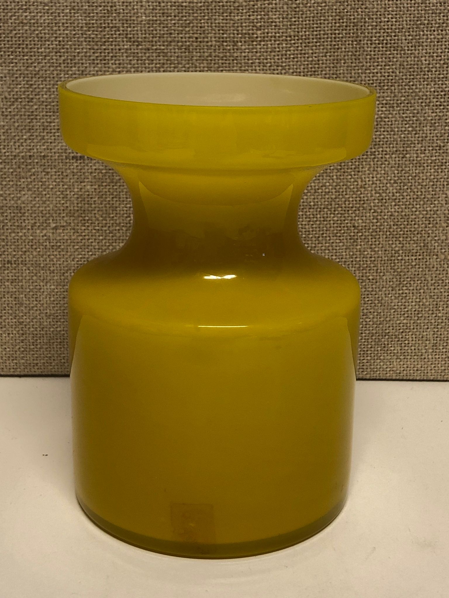 P.O. STRÖM. Vas, glas, Alsterfors, signerad.