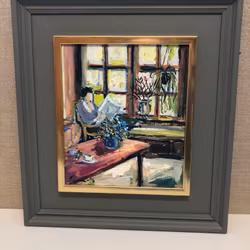 INGRID ROMAN. Autumn beauty, oil on canvas, signed, 1980.