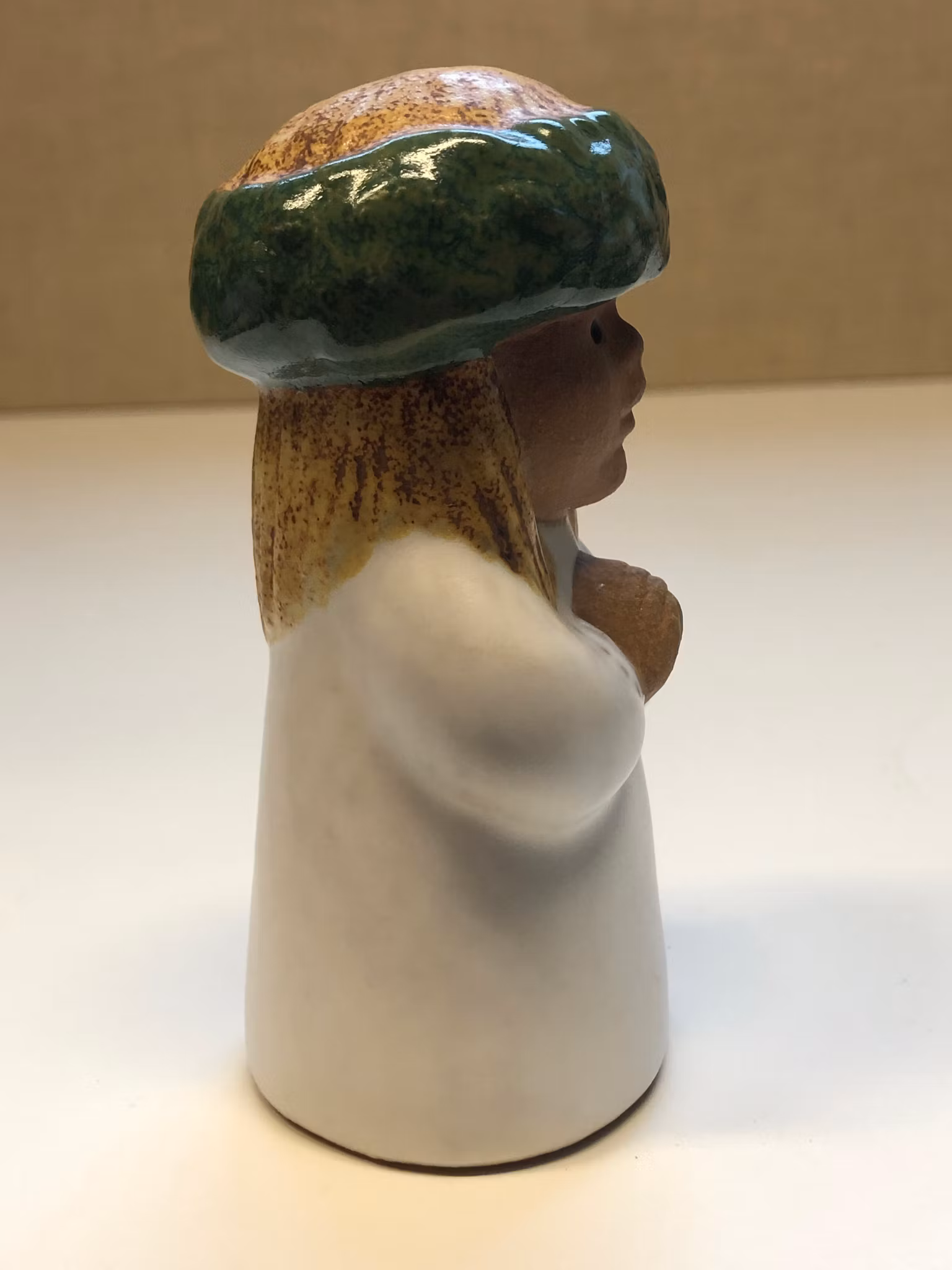 LISA LARSON. Figurin, stengods, "Lucia", Rörstrand, 1979-Nutid