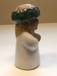 LISA LARSON. Figurin, stengods, "Lucia", Rörstrand, 1979-Nutid
