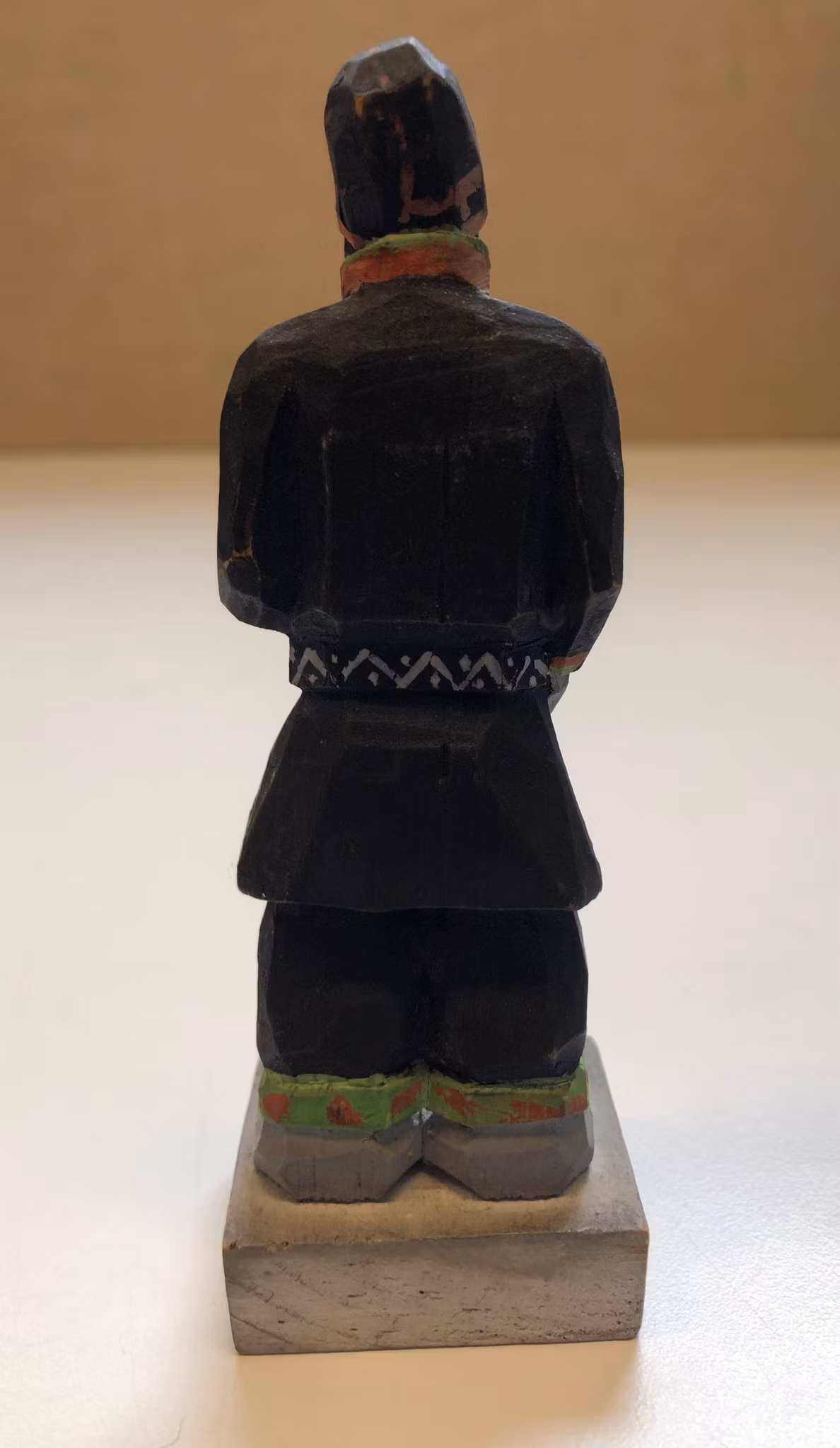SKULPTUR, trä, same, osignerad.